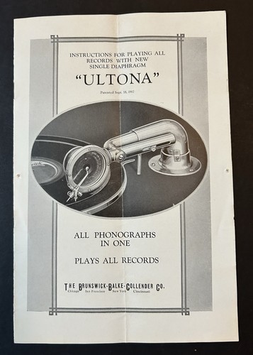 Fonografo originale brunswick - fonografo,