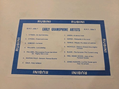 Opera early gramophone - opera,