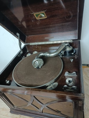Antico grammofono hmv voce - antico, la